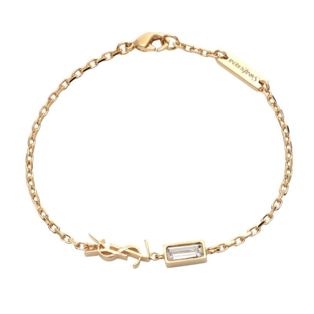 Yves Saint Laurent Cassandra Bracelet Gold Rhinestone